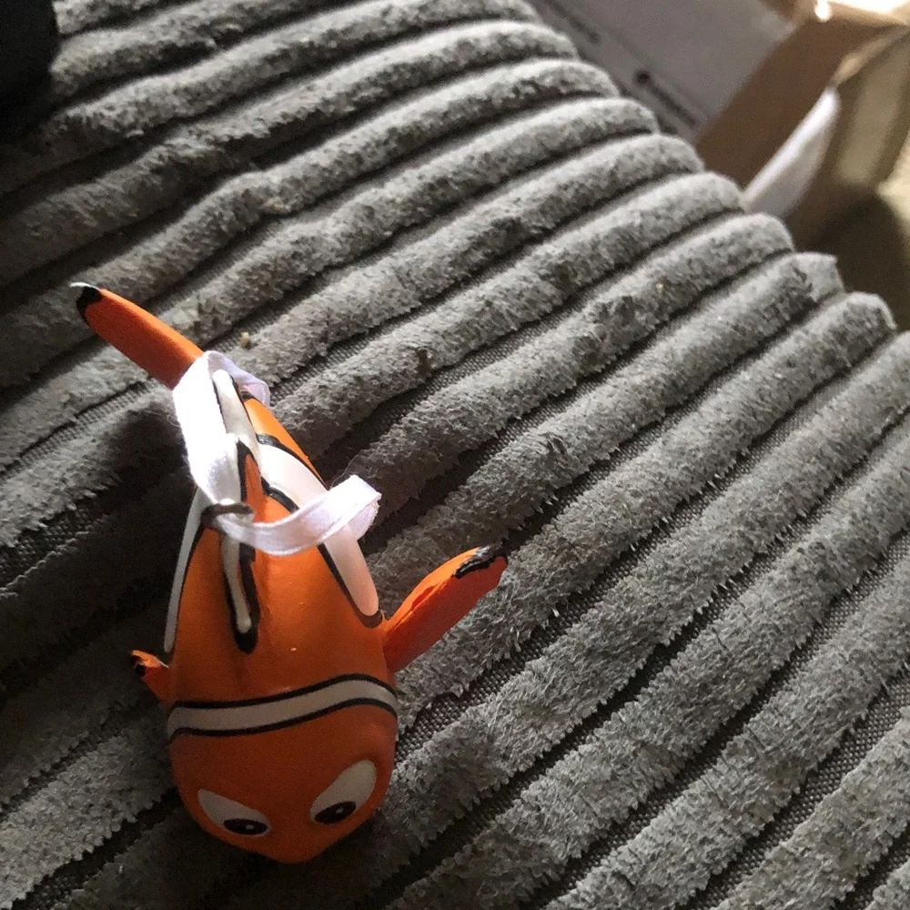 Orange White Clownfish Men's Novelty Socks - Unbranded